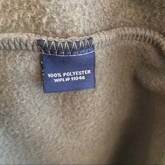 Nordstrom Vintage 1946 Gray Quarter Zip Fleece Knit Pullover Sweater Jacket S - Picture 4 of 5